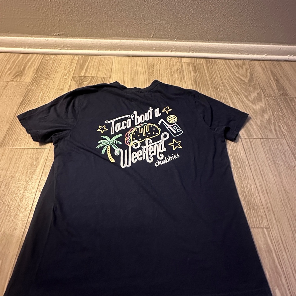 Chubbies Men's Navy Blue T-Shirt - Picture 4 of 5